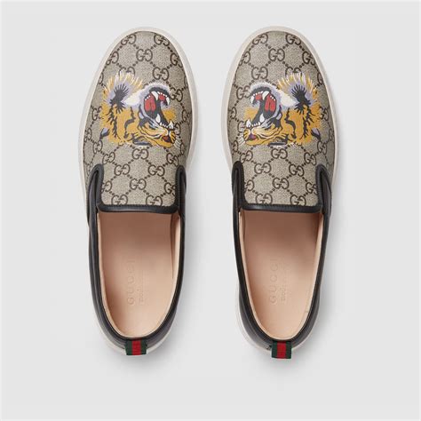 gucci tiger scarpe|gucci tiger slip on.